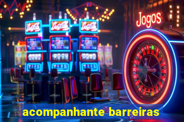 acompanhante barreiras